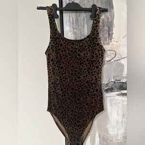 Topshop Leopard Print Bodysuit
